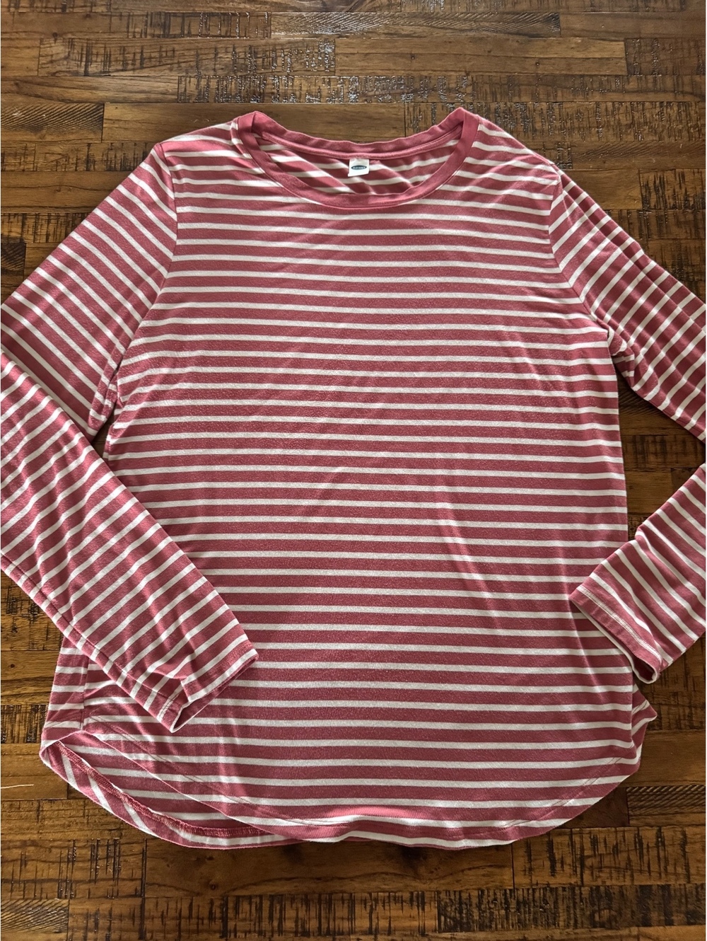 Old Navy Luxe XL Long Sleeve Striped Shirt